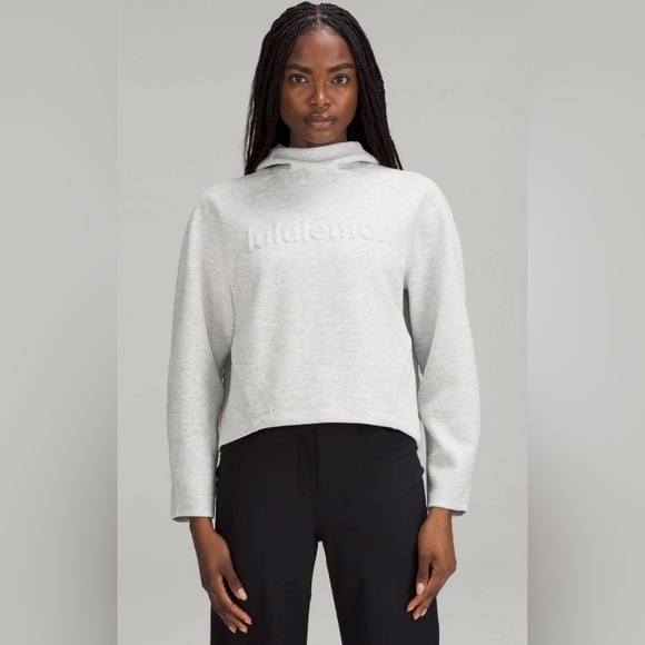 lululemon athletica Sweaters - Lululemon AirWrap Hoodie **Emboss Wordmark**